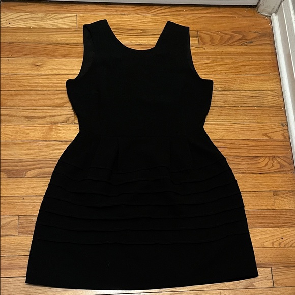 Madewell Black Crepe dress Midnight Sleeveless Cocktail - Picture 5 of 9
